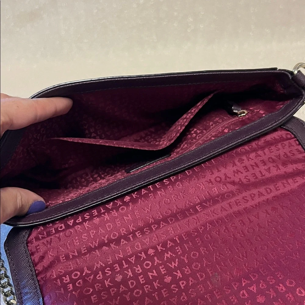 Kate Spade Laurel Way Greer Crossbody Bag, Deep Purple - Picture 11 of 12